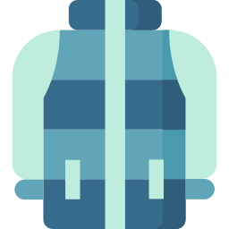 Winter jacket icon