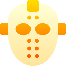 máscara de hóquei Ícone