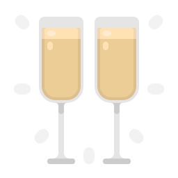 verre de champagne Icône