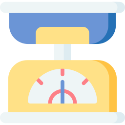 Weighing scale icon