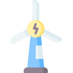 Wind energy icon