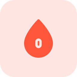 `blood type o icon