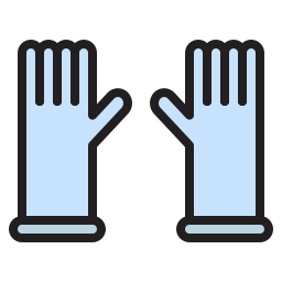Rubber gloves icon