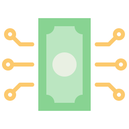 digitaal geld icoon