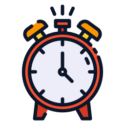 Alarm clock icon