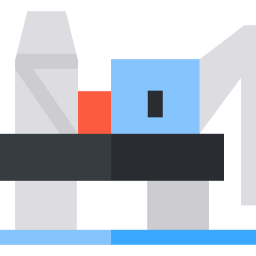 plate-forme pétrolière Icône