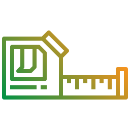 Measuring tape icon