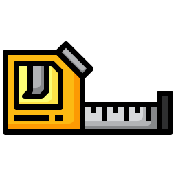 Measuring tape icon