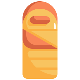 Sleeping bag icon