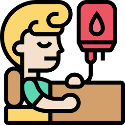 Blood transfusion icon