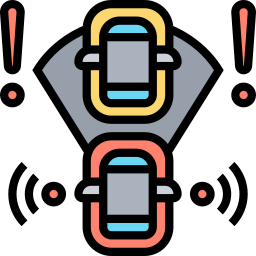 Autonomous car icon