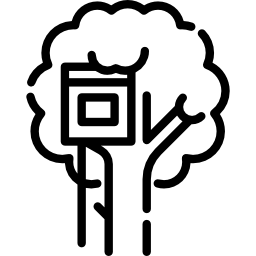 Tree house icon