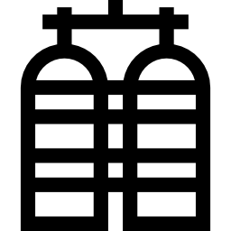 tanque de oxígeno icono