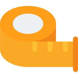 Measuring tape icon