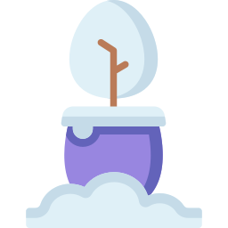 Winter tree icon