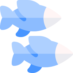 poisson volant Icône