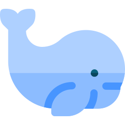 Sperm whale icon