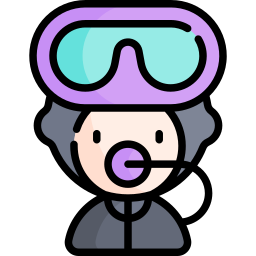 Scuba diver icon