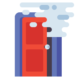 Smoke filled room icon