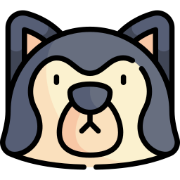 Siberian husky icon