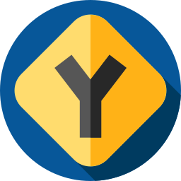 Y intersection icon