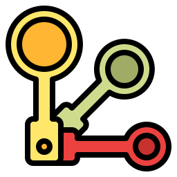 Measuring spoons icon