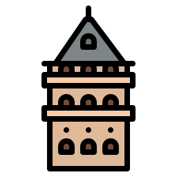 torre galata Ícone