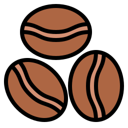 Coffee beans icon