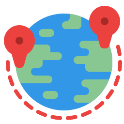 Long distance icon
