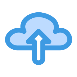 téléchargement dans le cloud Icône