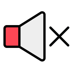 Volume mute icon
