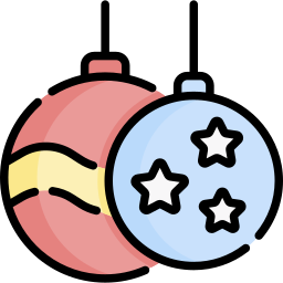 Christmas ball icon