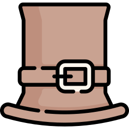 cappello a cilindro icona