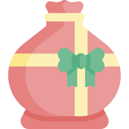 Christmas bag icon