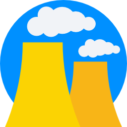 plante nucléaire Icône