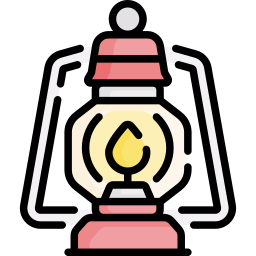 lâmpada de querosene Ícone