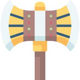 machado de batalha Ícone