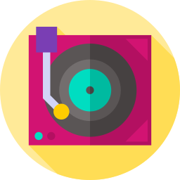 Vinyl record icon