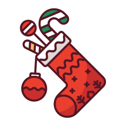 Christmas sock icon