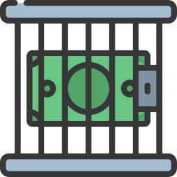 osadzony w więzieniu ikona