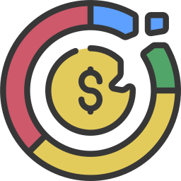 cirkeldiagram icoon