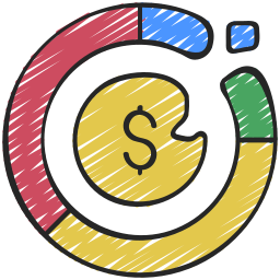 cirkeldiagram icoon