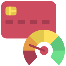Business credit score icon