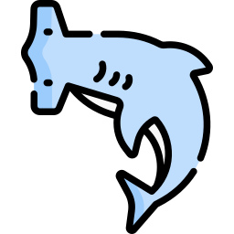 Hammerhead fish icon