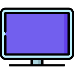 aplicación de tv icono