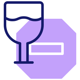 zakaz alkoholu ikona