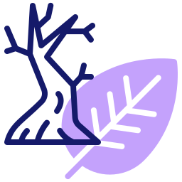 Dry tree icon