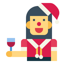 Christmas party icon