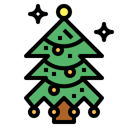 árbol de navidad icono