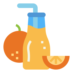 Orange juice icon